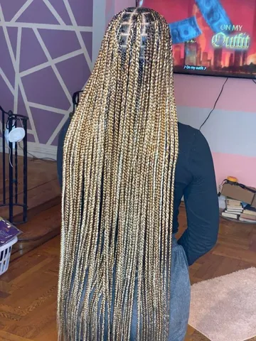 blonde mix knotless braids blonde box braids blonde braids l