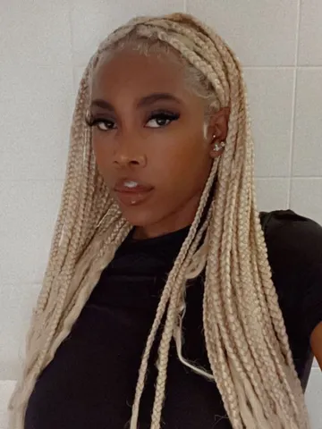 blonde braids blonde braids blonde box braids pretty braided