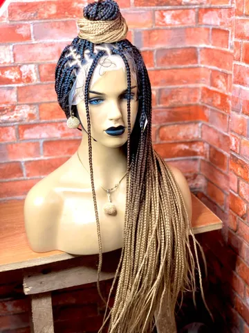 blonde braids for black women