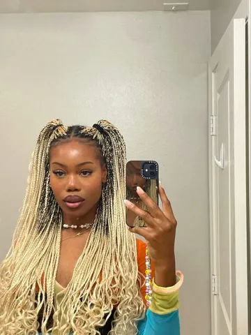 blonde braids hair styles protective hairstyles braids girls