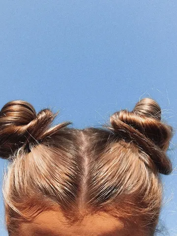pin by alexiss monrroy on undercut space buns messy bun hair