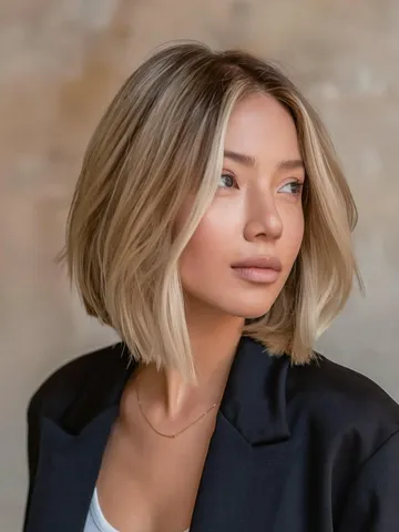 22 medium length blonde hairstyles for a hair glow up