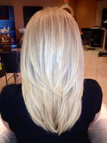 blonde hair layers