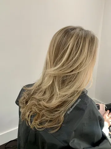 salon sovay highlights long layers by sovay summer blonde ha