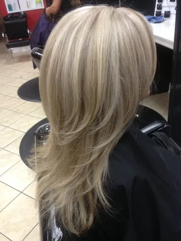 layered blonde haircuts