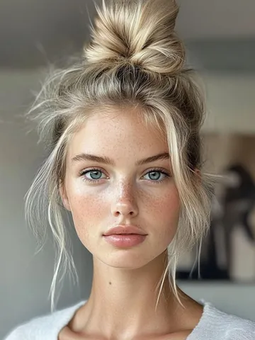 effortlessly chic mastering the perfect messy bun