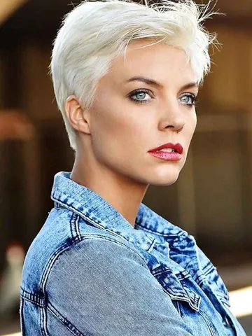 pin by christine tillman on hair blonde pixie haircut short