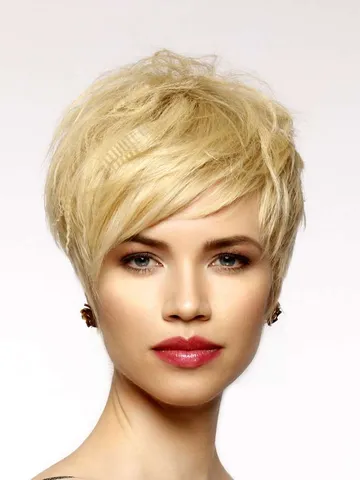 stylish wash and go honey blonde pixie haircut hairstyles