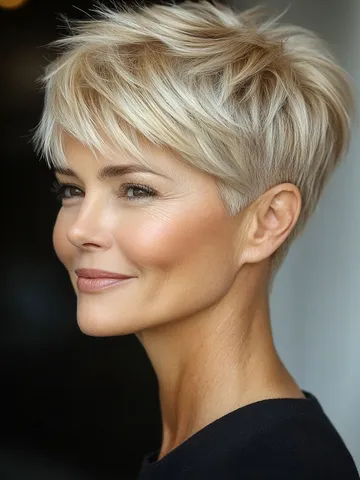 24 chic pixie hairstyles for older women to try this year in