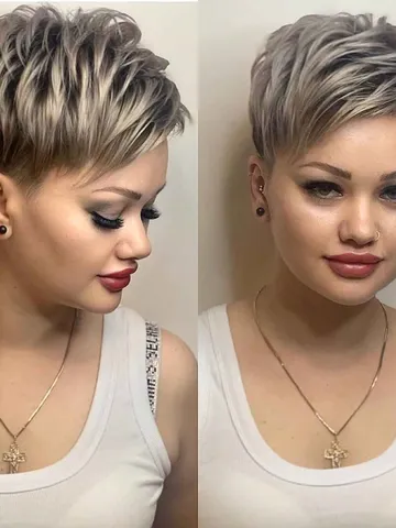 short blonde bobs edgy short hair blonde pixie cuts short pi