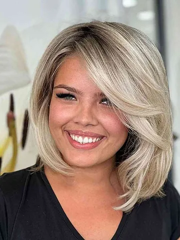 35 most flattering haircuts for chubby faces