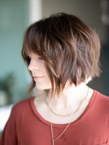 40 chic layered bob with bangs ideas for 2025