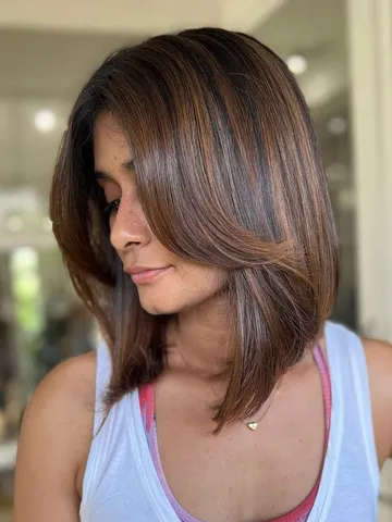 30 modern ways to style a long bob with bangs in 2025