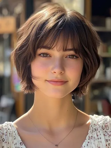36 stylish bob haircuts with fringe for a fresh look idee pe