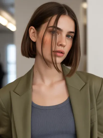 13 stunning bob haircuts with curtain bangs for every face s