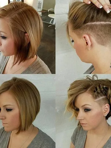 resultado de imagem para bob with undercut coiffures cheveux