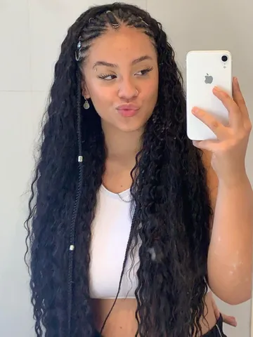 pin de paulina alarcon em trenzas cabelo com tran a penteado