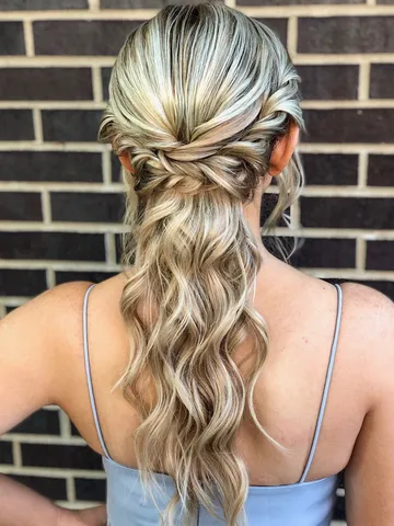 prom hairstyles with braids and curls fade haircut styles