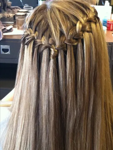 loading straight hair with braid straight hairstyles waterfa