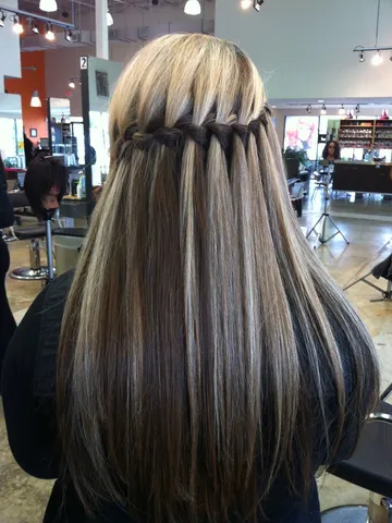 how to do a waterfall braid cascade braid waterfall braid ha