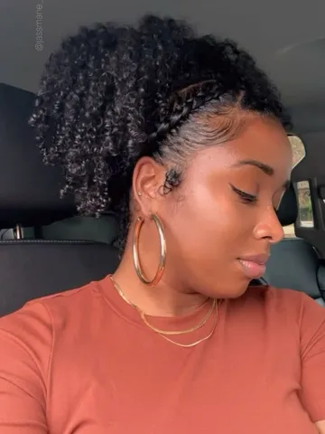 versatile braided style for work on natural hair natural hai