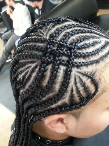 my wife s work braids so clean they look like fingerprints h