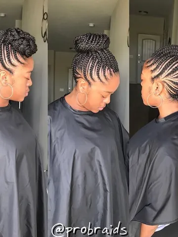 braids with mohawk