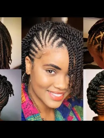 mohawk hairstyle with braids