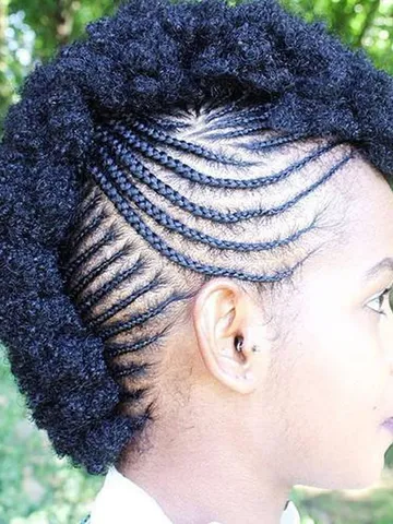 photos of braided mohawk hairstyles
