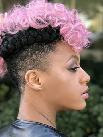 creative and edgy mohawk by bbshairstudios hair styles bold