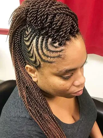 34 edgy braided mohawks you need to check out braided mohawk