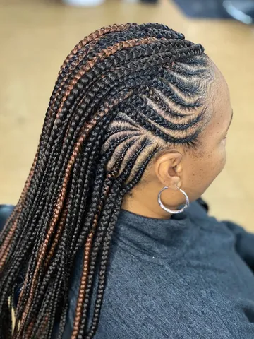 mohawk hairstyles for women with braids