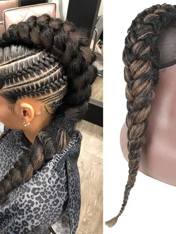 braided mohawk hairstyles for black women with weave