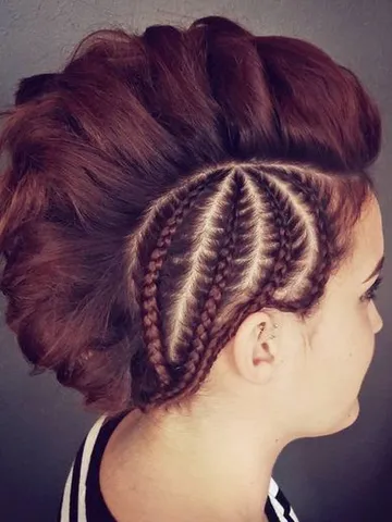 30 ultra modern braided mohawks of this season braids for sh