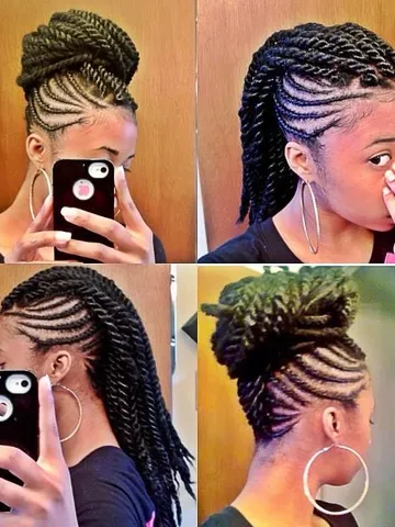 19 best images about braided mohawk on pinterest tight side