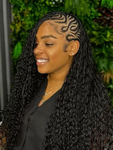 vacation braids in 2025 braided mohawk black hair lemonade b