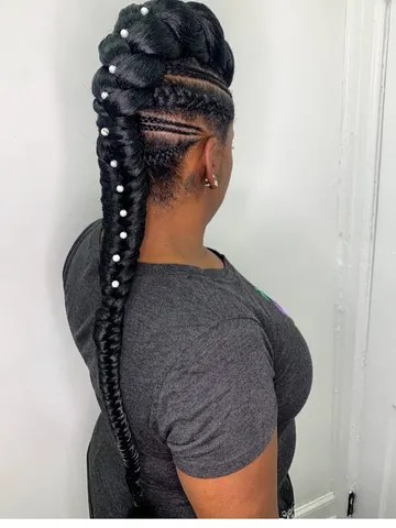 mohawk braids for women adrian shelman braided mohawk with t