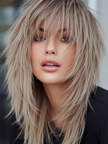 21 Long Choppy Layers Haircuts Ideas for Women - Shaggy, Bangs, Curtain ...