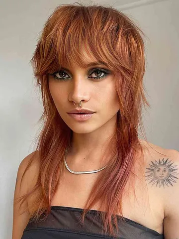 32 Layered Hair With Bangs Ideas That Are About To Take The Street ...