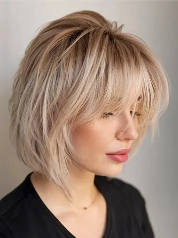 Top 49 Choppy Bob Hairstyles - Cute Textured Bobs for 2021 - Harbison ...