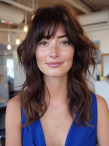 24 Chic Choppy Bangs for Women