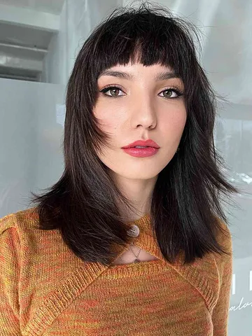 Choppy Uneven Bangs