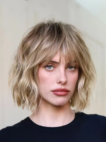 31 Jaw-Length Choppy Bob Styles with Bangs That Bring the Edge You Crave