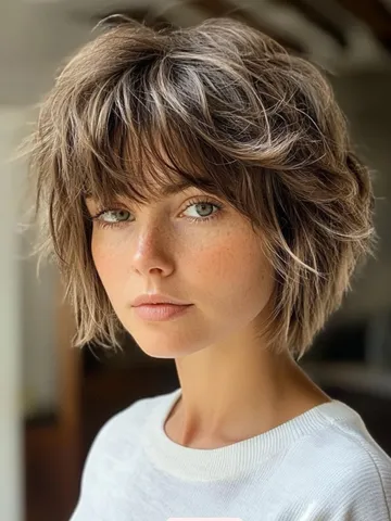 choppy bob hairstyle fabbon