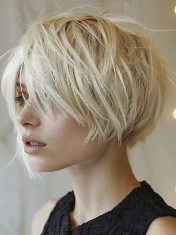 choppy bob haircuts to add volume and texture style us