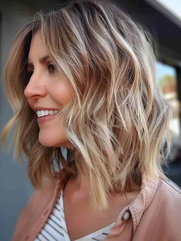 32 cool long choppy bob haircuts for that effortless beachy