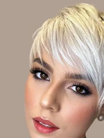 choppy pixie cut