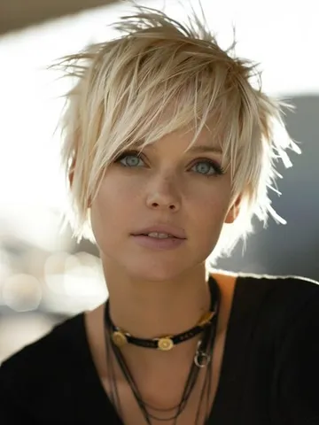 choppy pixie cut