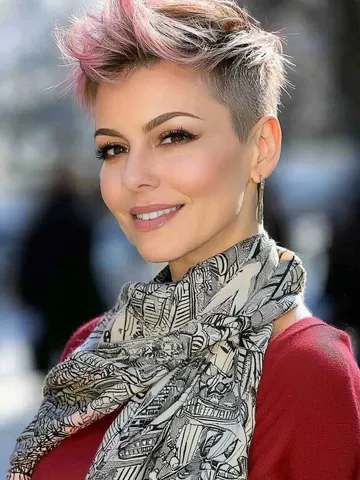 20 undercut edgy choppy pixie cuts for women over 50 belle b