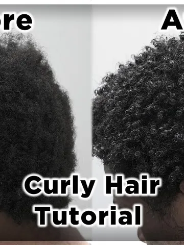 men s curly hair tutorial defined curls on 4b 4c hair king i